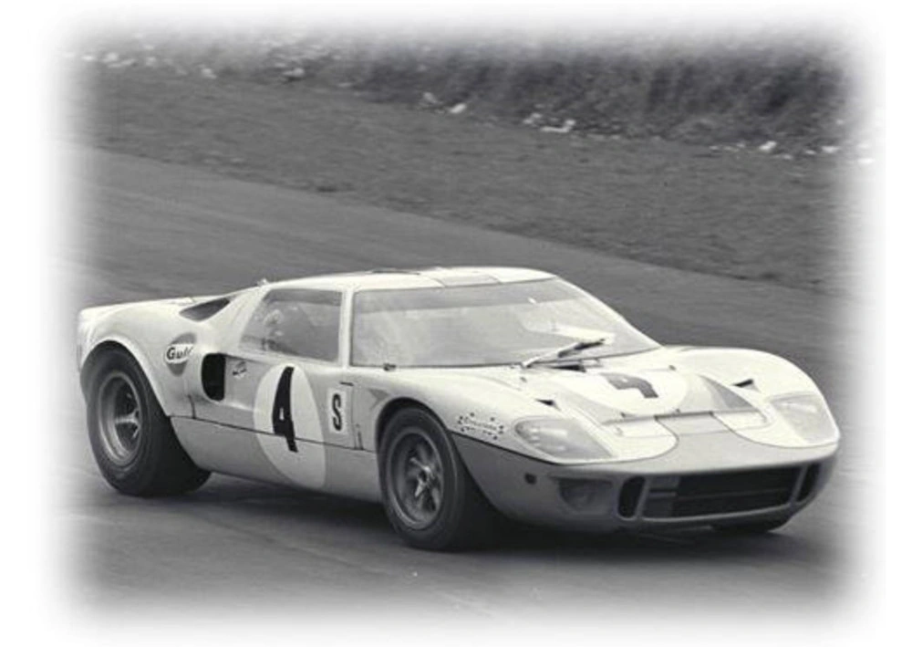 The car Lofty borrowed wasn't a racer but a road-going version powered by a 4.7 litre wet-sump engine.