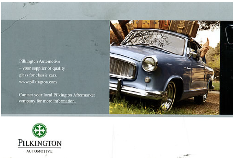 Jaguar XJ13 Pilkingtons Automotive brochure.